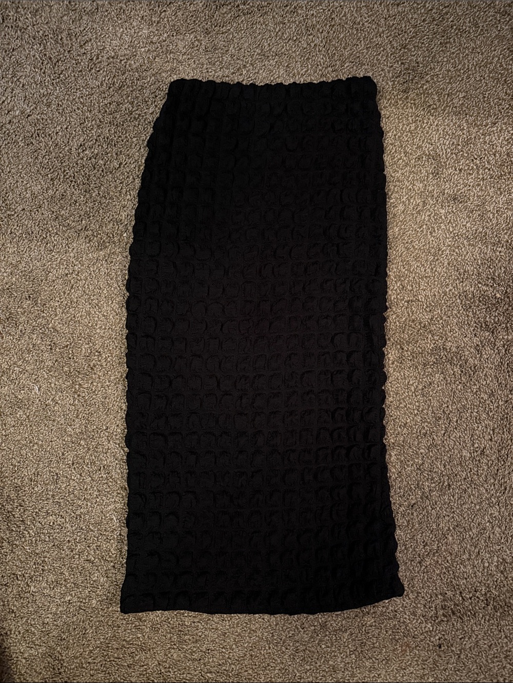 Antonio Melani Classic Black Textured Skirt